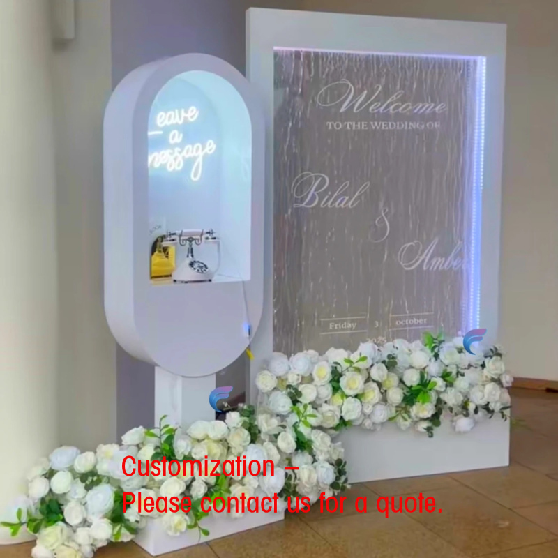 Wedding Fountain - Настенный фонтан-водопад из стекла на заказ