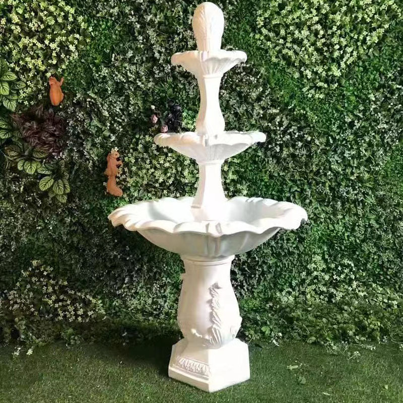 Wedding Fountain - 2-метровый тонкий фонтан из стекловолокна, фонтан