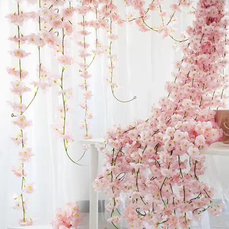 Wedding Arch Flower - Искусственная гирлянда из цветов сакуры 180