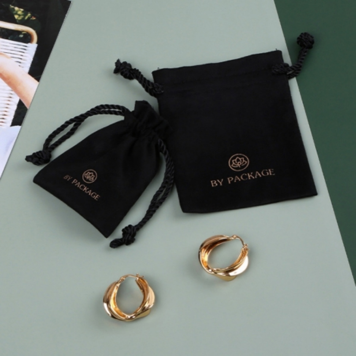 50 шт., черная бархатная сумка – обзор и цена Wedding Package Gold